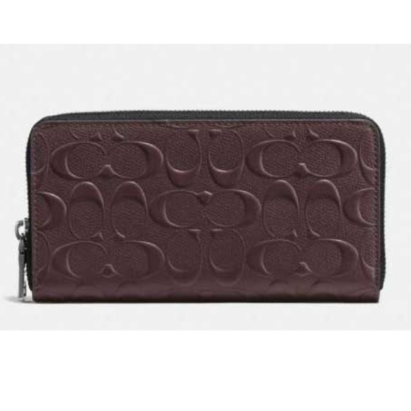 Coach Other - Coach F58113 Men’s Signature Accordion Wallet